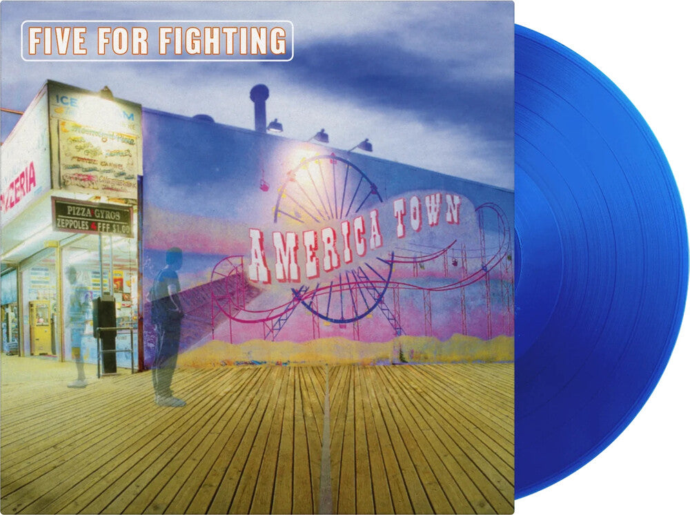 the album cover for Five For Fighting - America Town (Blue) [Colored Vinyl] [Limited Edition] [180 Gram] (Hol)