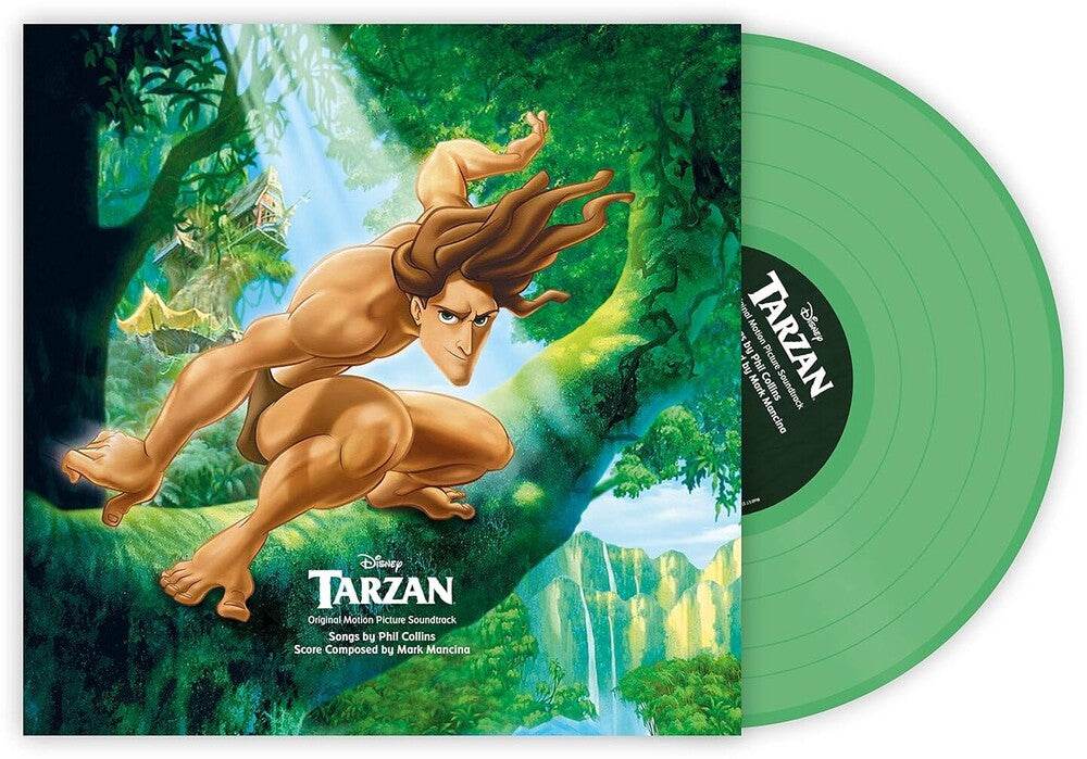 the album cover for Tarzan / O.S.T. (Colv) (Grn) (Ltd) (Uk) - Tarzan / O.S.T. [Colored Vinyl] (Grn) [Limited Edition] (Uk)