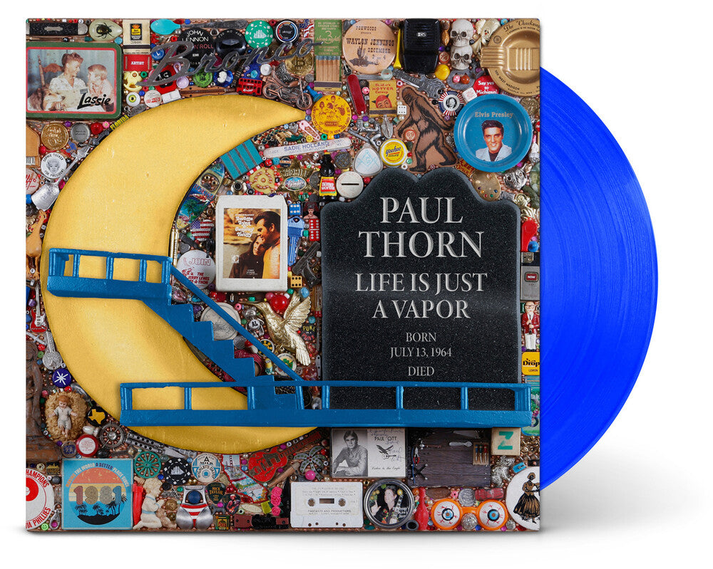 the album cover for Paul Thorn - Life is Just A Vapor [LP Opaque blue]