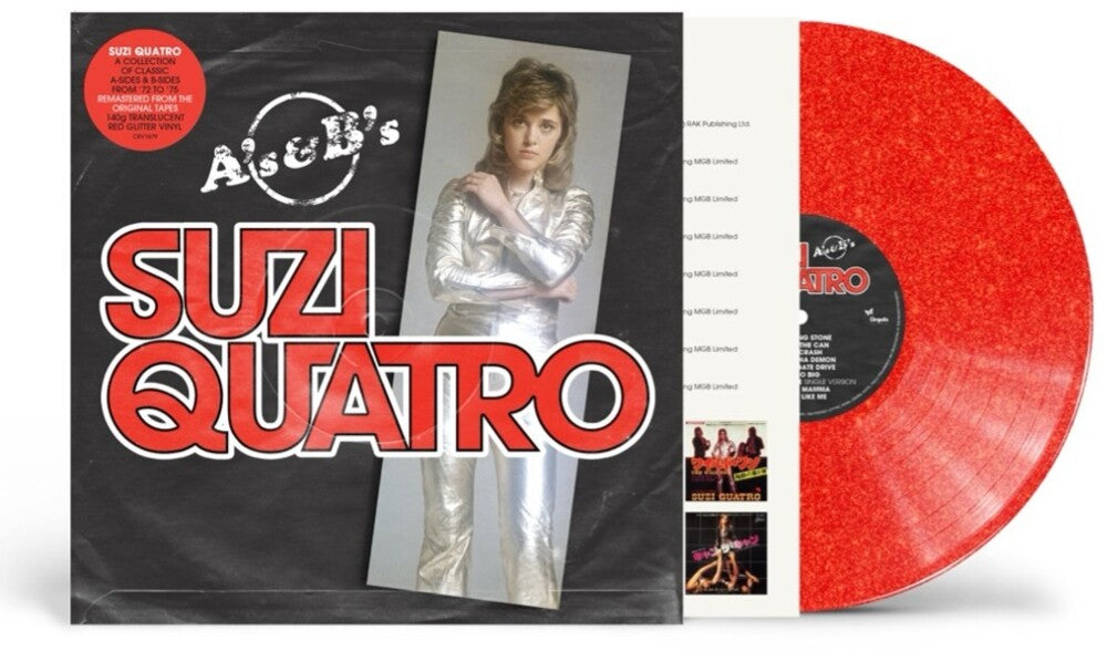 the album cover for Suzi Quatro - A's & B's