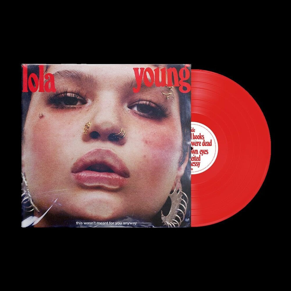 the album cover for Lola Young - This Wasn't Meant For You Anyway [Colored Vinyl] (Red) (Uk)