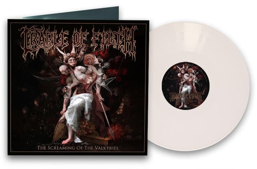 the album cover for Cradle Of Filth - Screaming Of The Valkyries [Colored Vinyl] [Limited Edition] (Wht)
