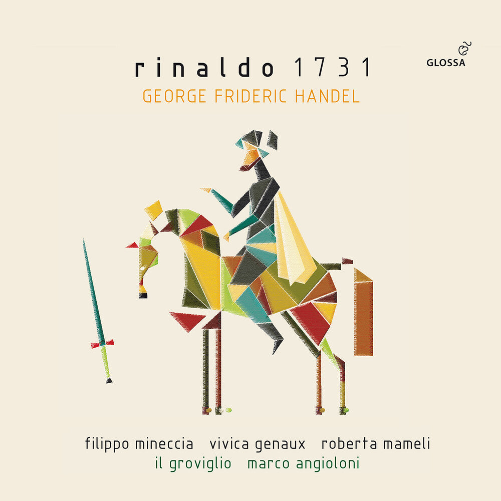 the album cover for Handel - Rinaldo Hwv 7b - 1731