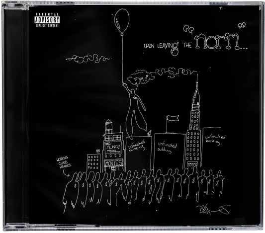 the album cover for The Weeknd - Hurry Up Tomorrow  [Basquiat Cover Signed CD]