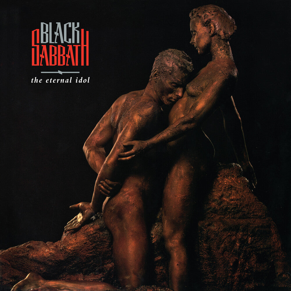 the album cover for Black Sabbath - Eternal Idol [Clear Vinyl] (Ofgv) (Red) [Record Store Day]