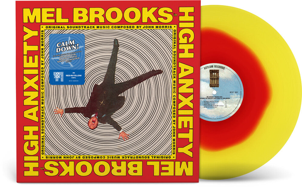 the album cover for John Morris  (Colv) (Red) (Rex) (Ylw) - High Anxiety - O.S.T. [Colored Vinyl] (Red) [Record Store Day] (Ylw)