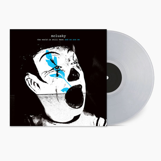 the album cover for Mclusky - the world is still here and so are we [LP indie Clear]