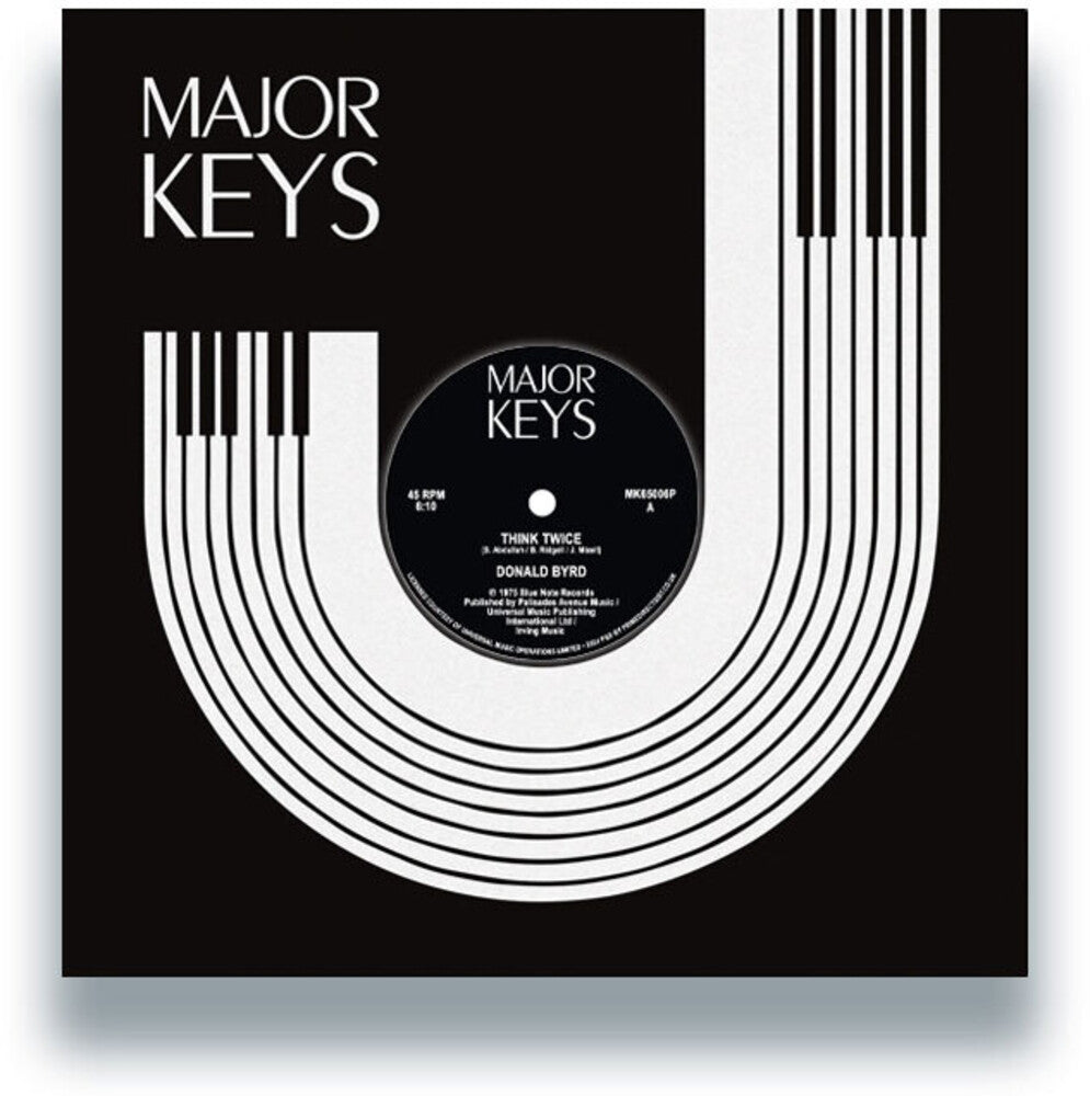 the album cover for Donald Byrd - Think Twice / Where Are We Going