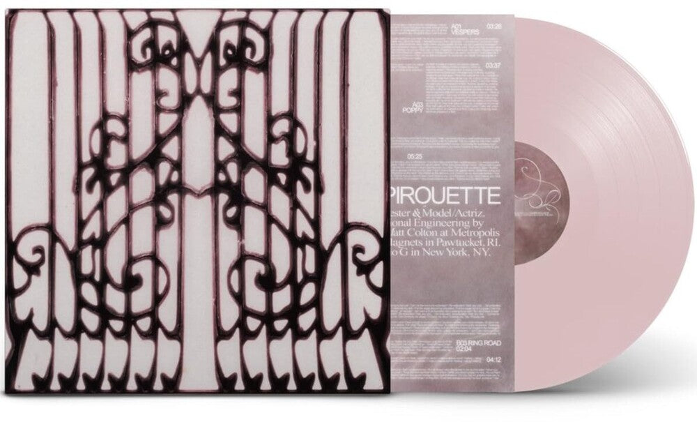 the album cover for Model (Actriz) - Pirouette [Indie Exclusive Baby Pink LP]