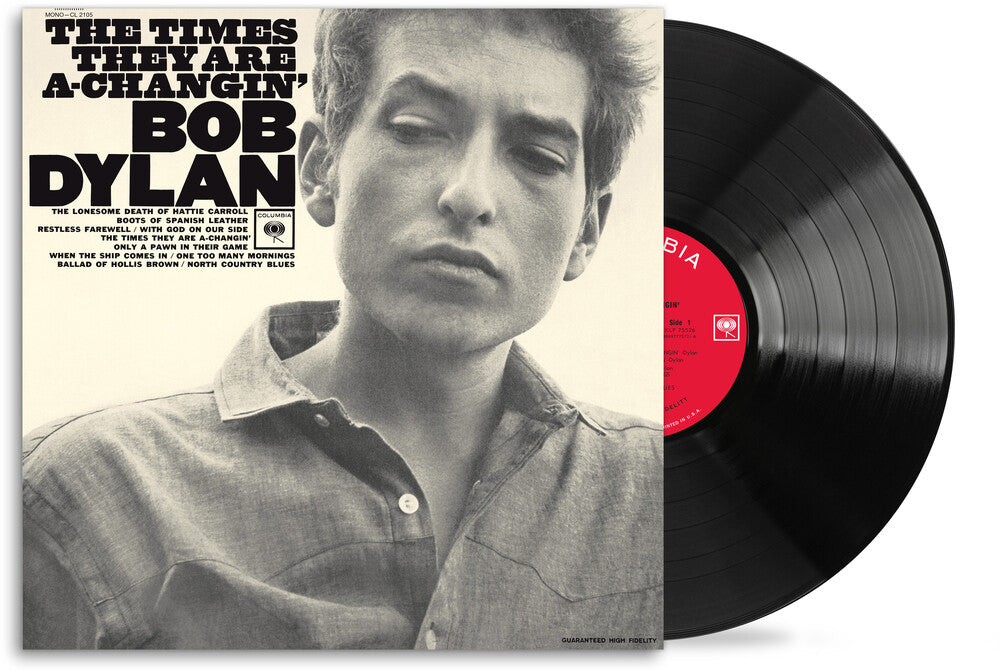 the album cover for Bob Dylan - Times They Are A-Changin'