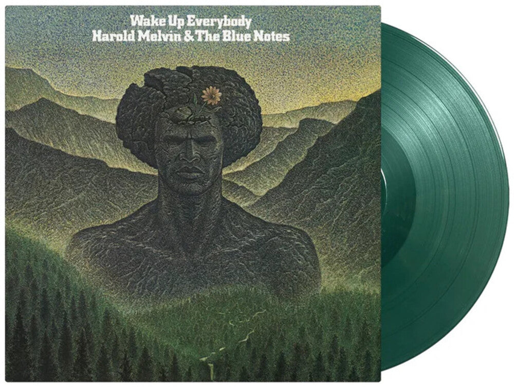the album cover for Melvin, Harold & the Blue Notes - Wake Up Everybody - Limited 180-Gram Dark Green Colored Vinyl