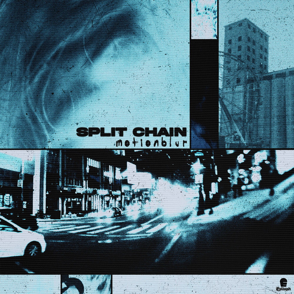the album cover for Split Chain - Motionblur