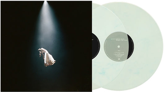 the album cover for Ariana Grande - eternal sunshine deluxe: brighter days ahead [Translucent Marble 2 LP]
