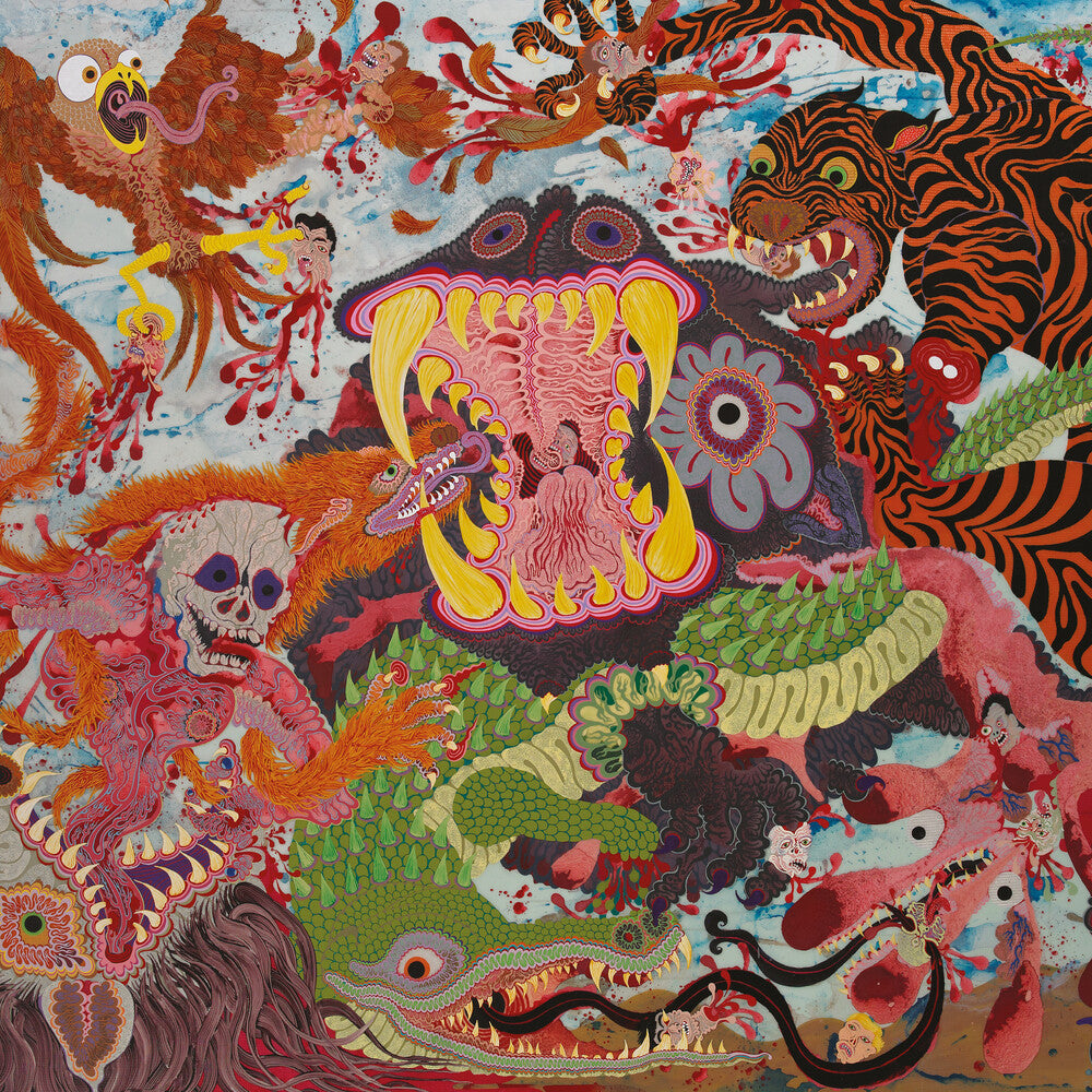 the album cover for Pigs Pigs Pigs Pigs Pigs Pigs Pigs - Death Hilarious [LP Translucent Orange]