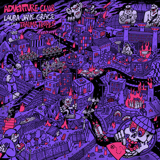 the album cover for Laura Grace  Jane - Adventure Club