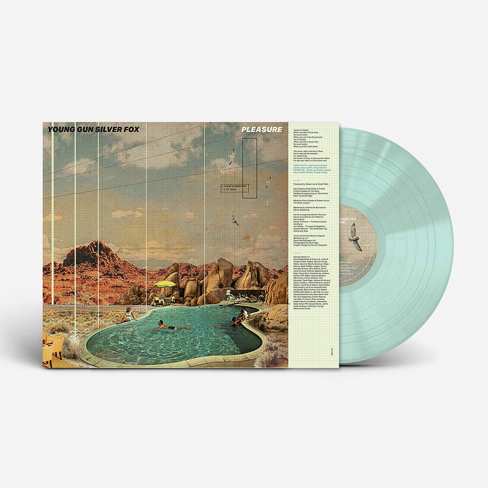 the album cover for Young Gun Silver Fox - Pleasure