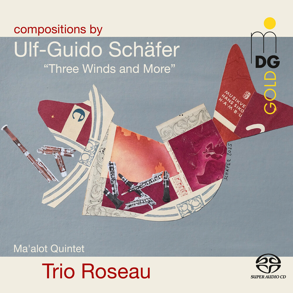 the album cover for Trio Roseau - Schaefer: Three Winds & More