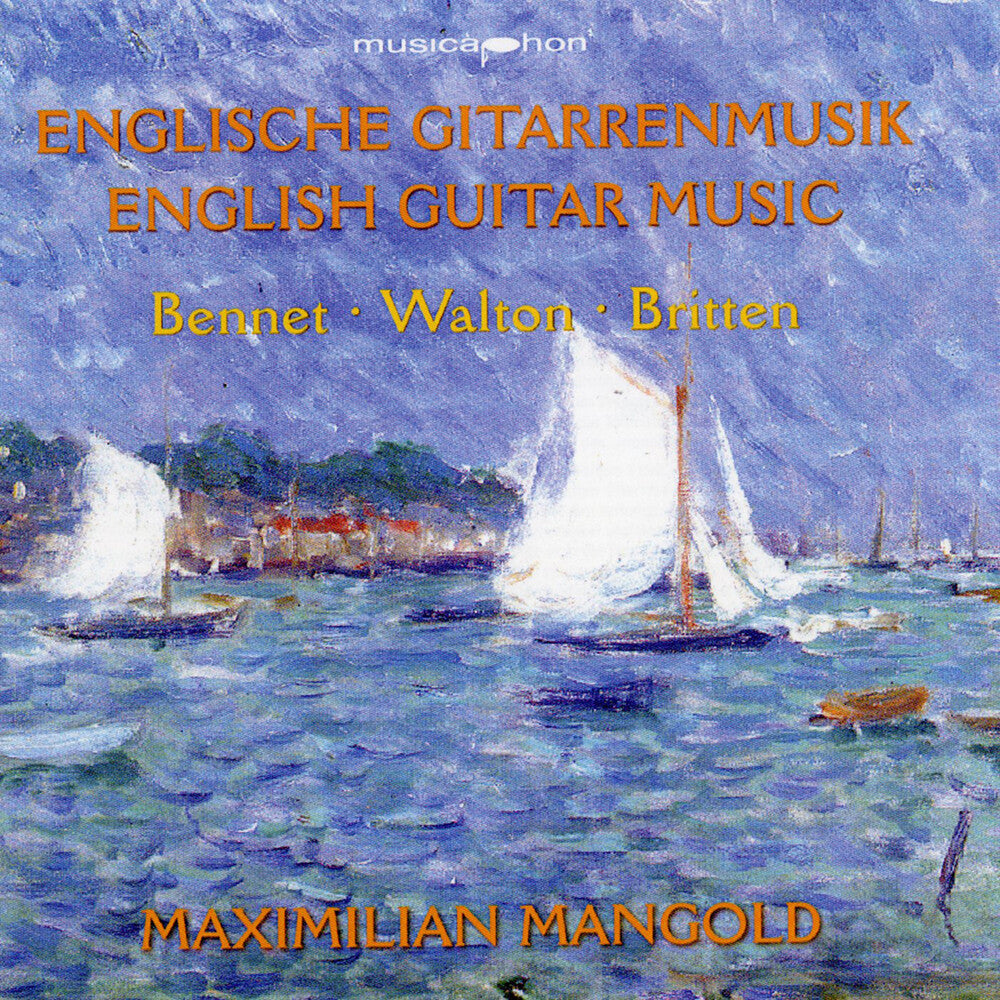 the album cover for Maximilian Mangold - English Guitar Music