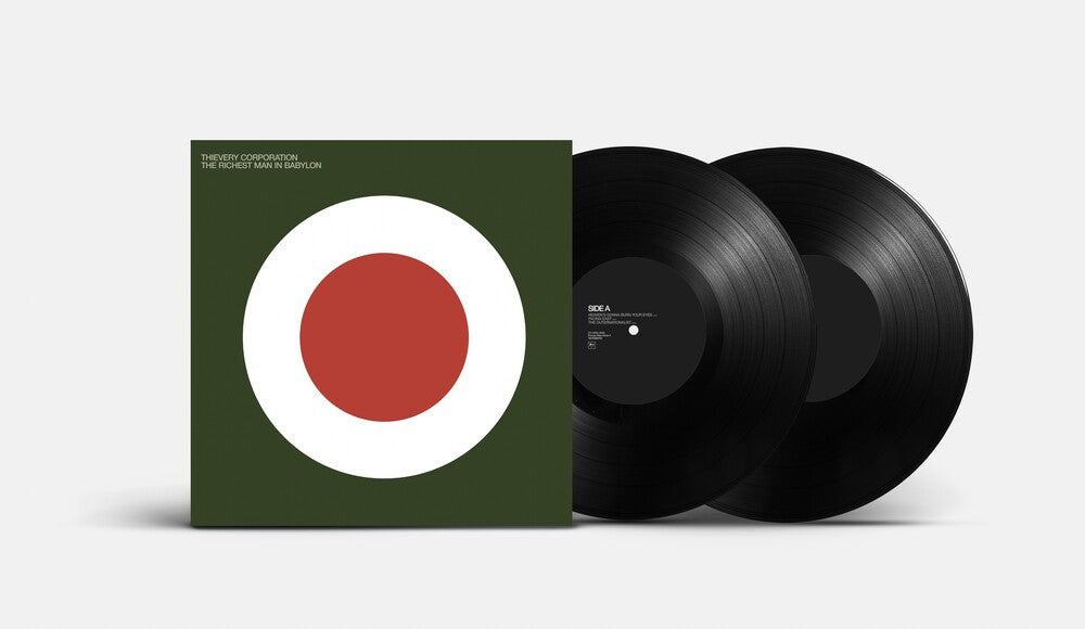 the album cover for Thievery Corporation - Richest Man In Babylon [2 LP]
