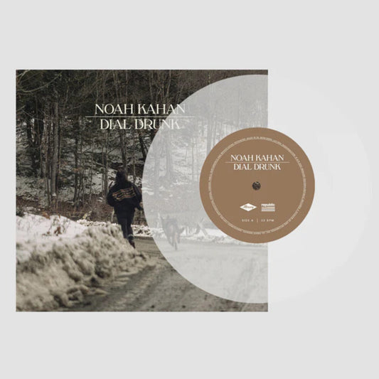 the album cover for Noah Kahan - Dial Drunk [Clear Vinyl] [Limited Edition] (Uk)