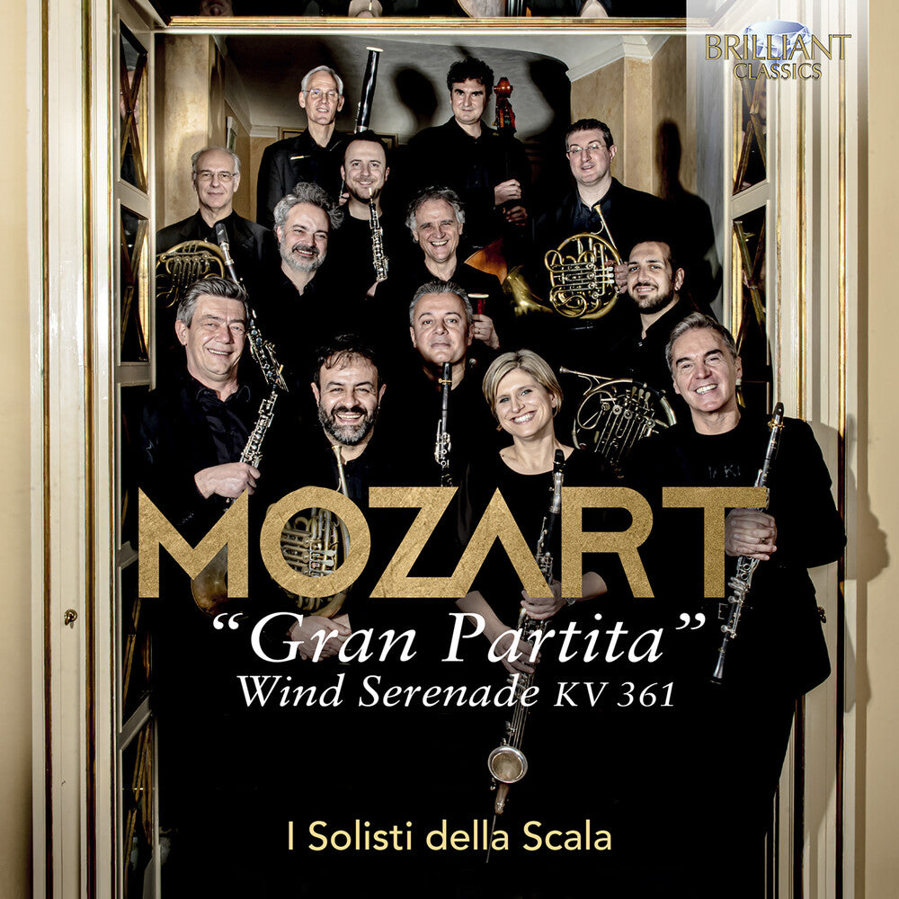 the album cover for I Solisti Della Scala - Mozart: Wind Serenade Kv. 361 Gran Partita