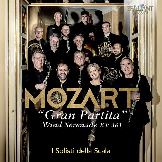 the album cover for I Solisti Della Scala - Mozart: Wind Serenade Kv. 361 Gran Partita