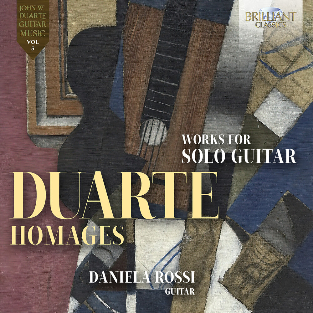 the album cover for Daniela Rossi - Duarte: Homages Works For Guitar Solo