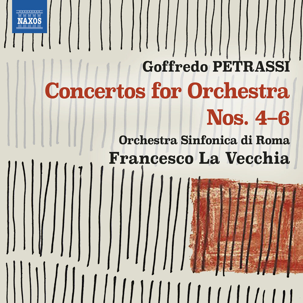 the album cover for Orchestra Sinfonica di Roma - Petrassi: Cons For Orch Nos. 4-6