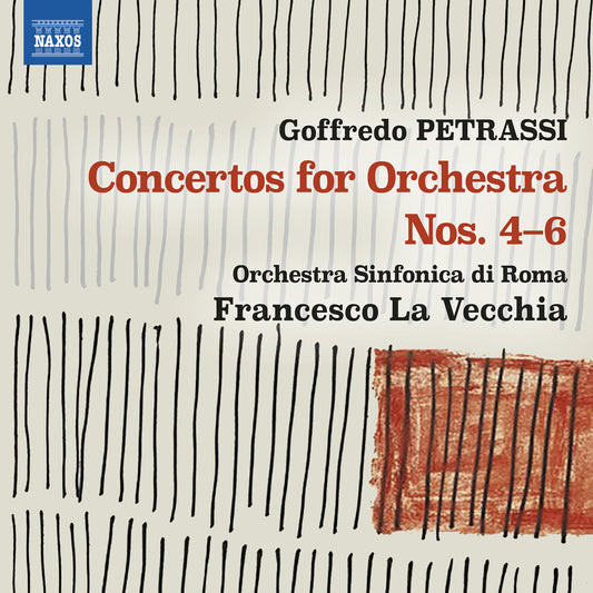 the album cover for Orchestra Sinfonica di Roma - Petrassi: Cons For Orch Nos. 4-6
