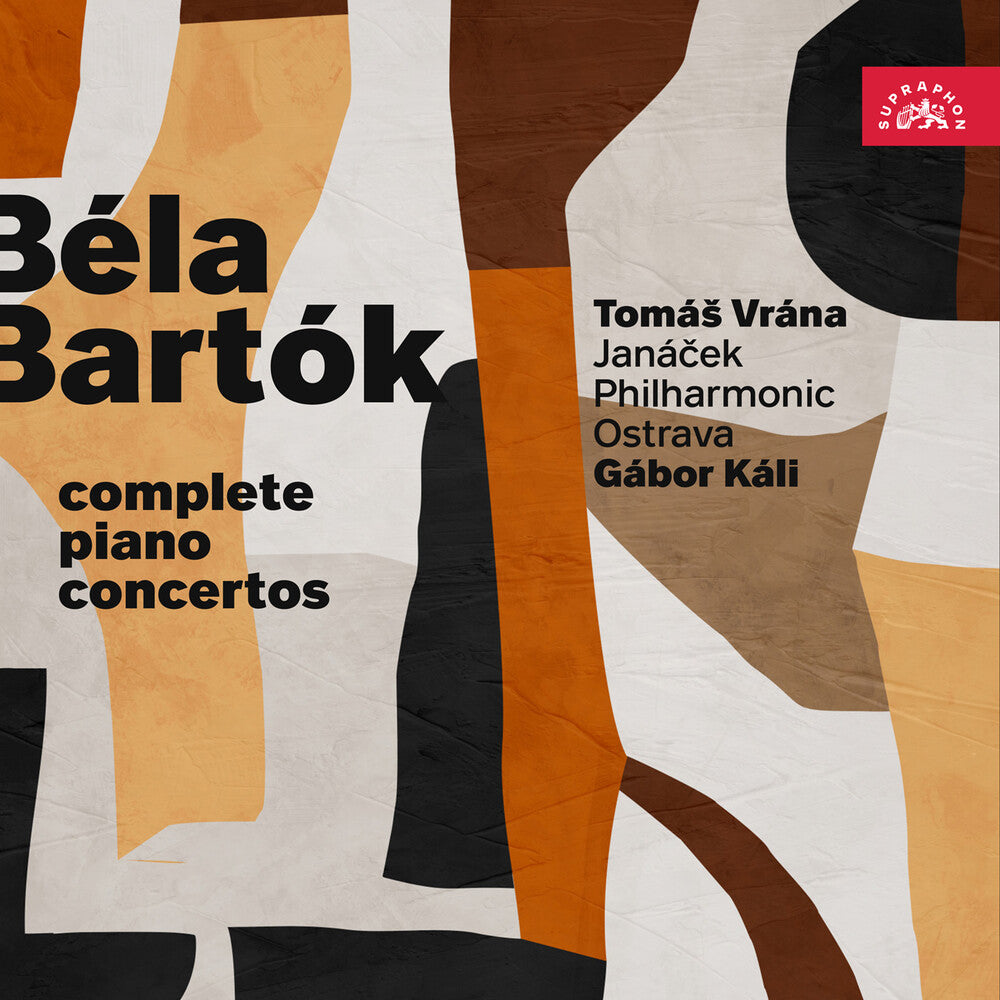 the album cover for Tomas Vrana - Bartok: The Complete Pno Cons