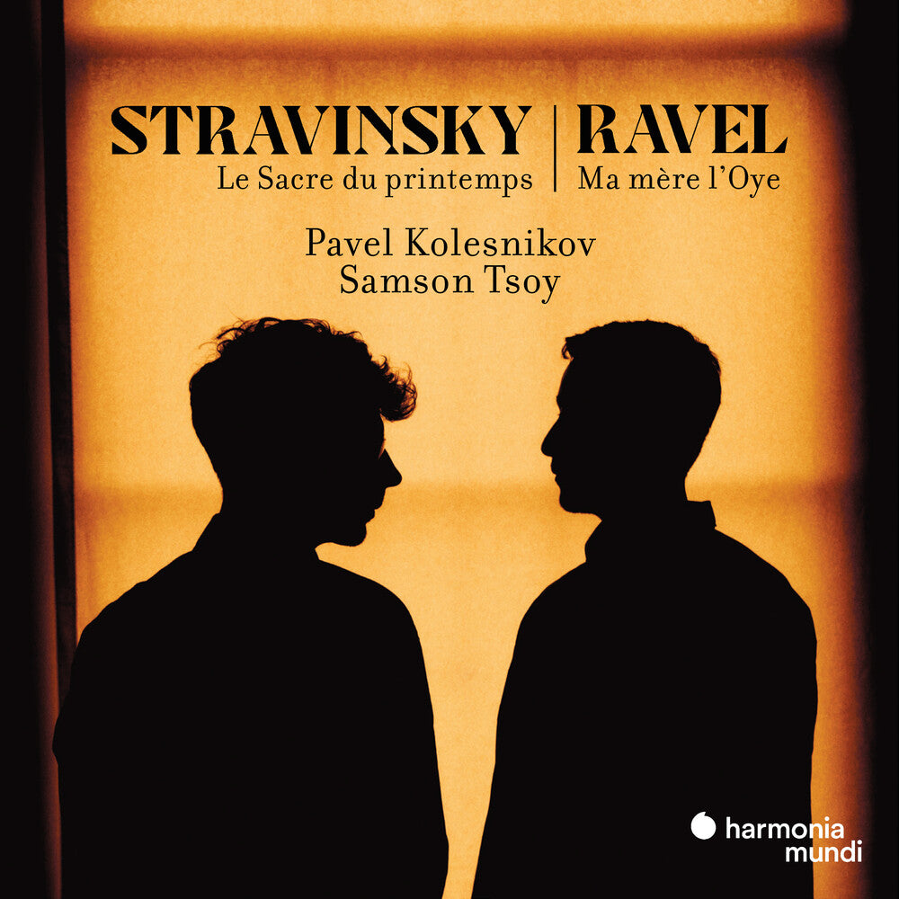 the album cover for Pavel Kolesnikov - Stravinsky: Le Sacre Du Printemps. Ravel: Ma Mere