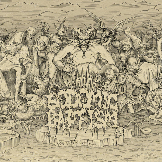 the album cover for Sodomic Baptism - Contra Christum