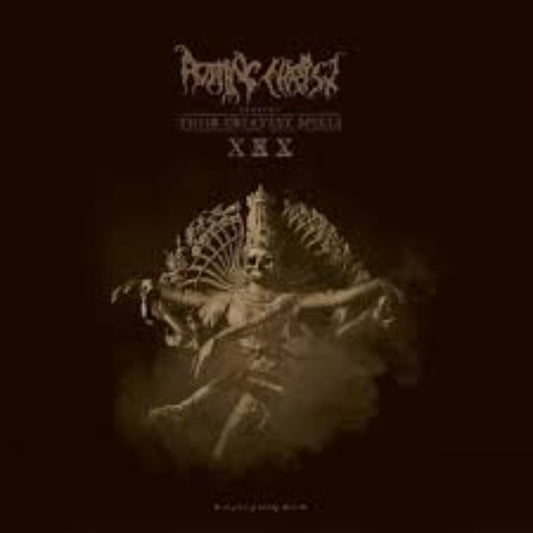 the album cover for Rotting Christ - Their Greatest Spells - Red Gatefold Vinyl