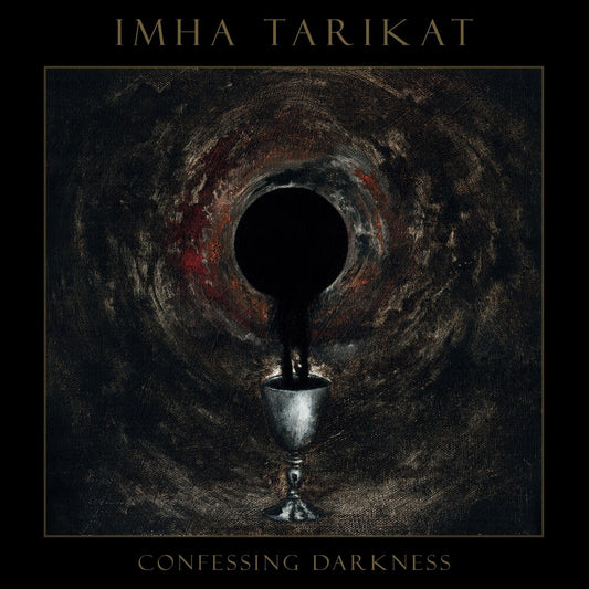 the album cover for Imha Tarikat - Confessing Darkness