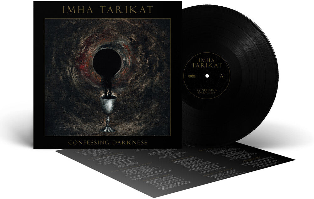 the album cover for Imha Tarikat - Confessing Darkness