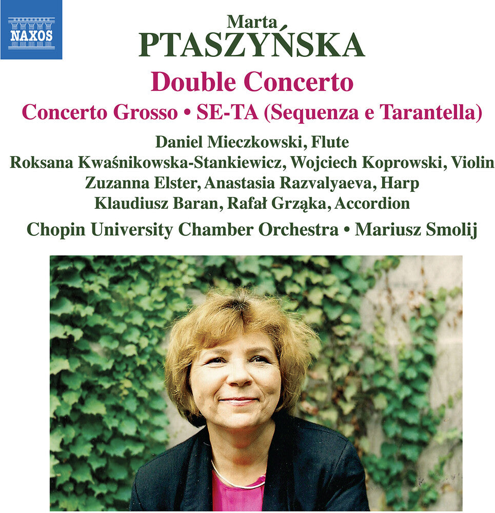 the album cover for Mieczkowski Daniel  / Ptaszynska - Ptaszynska: Double Concerto: Con Grosso: Se-Ta