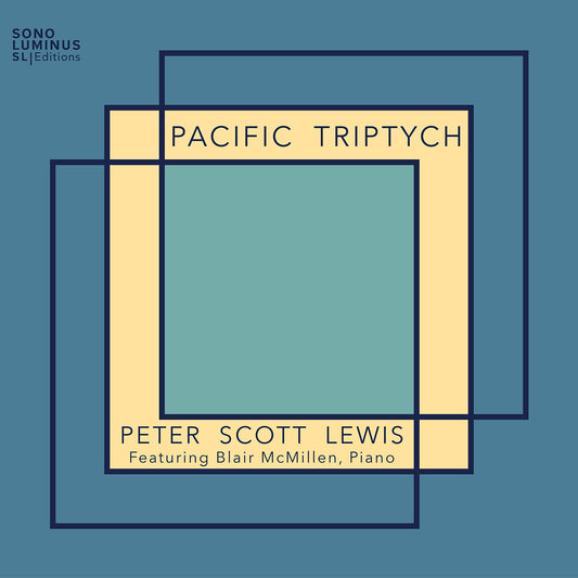 the album cover for Blair, McMillen / Lewis - Pacific Triptych