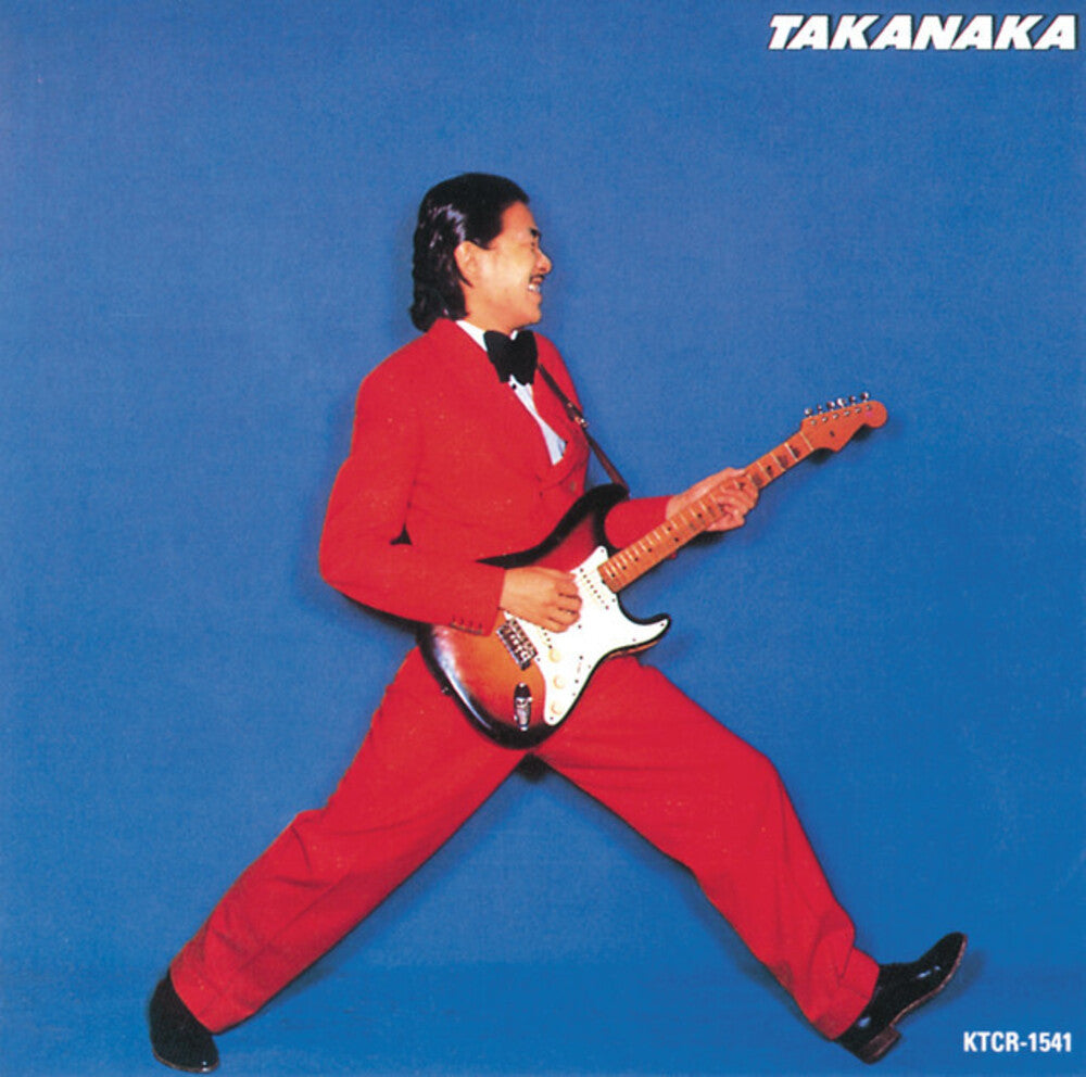 the album cover for Masayoshi Takanaka - Takanaka [Colored Vinyl] [Clear Vinyl] [180 Gram] (Red) [Remastered]