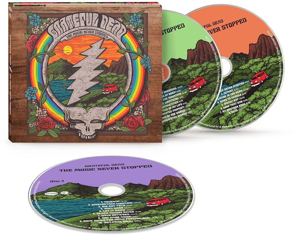 the album cover for Grateful Dead - Music Never Stopped