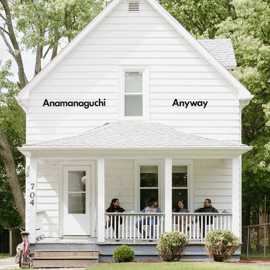 the album cover for Anamanaguchi - Anyway