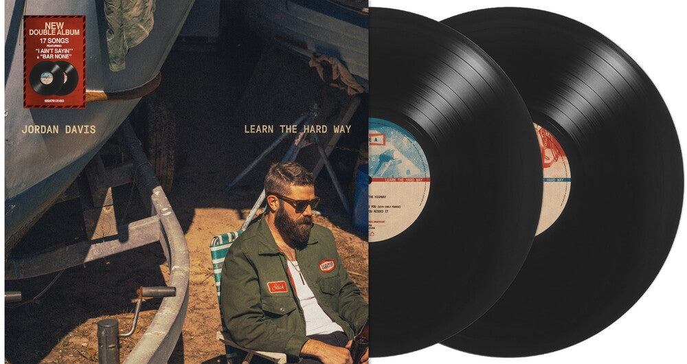 the album cover for Jordan Davis - Learn The Hard Way [2LP]
