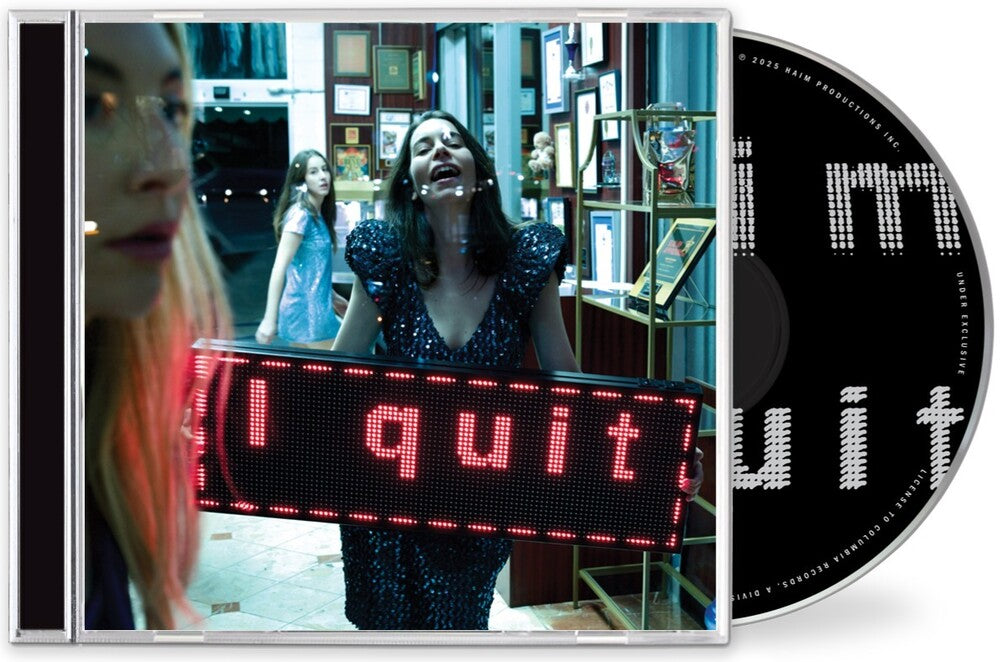 the album cover for HAIM - I quit