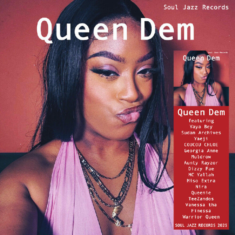 the album cover for Soul Jazz Records Presents - Queen Dem