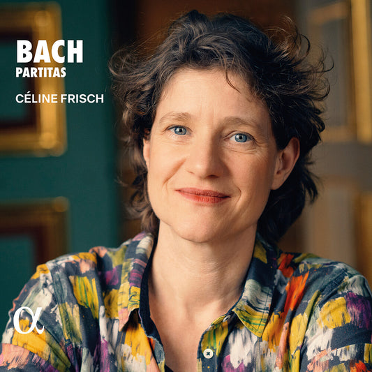 the album cover for Celine Frisch - J. S. Bach: Partitas