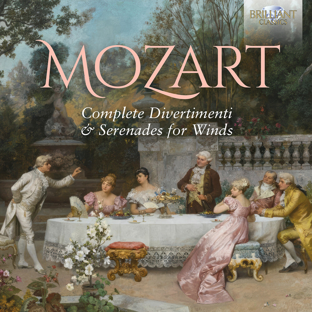 the album cover for Henk De Graaf / Jan Jansen  / Steinmann,Johann - Mozart: Complete Divertimenti & Serenades For Wind