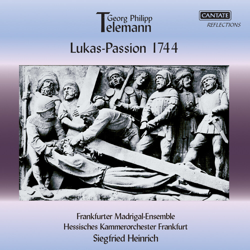 the album cover for Frankfurter Madrigalensemble - St Luke Passion 1744