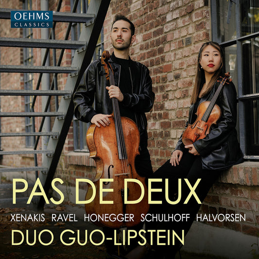 the album cover for Manuel Lipstein  / Guo,Linda - Pas De Deux