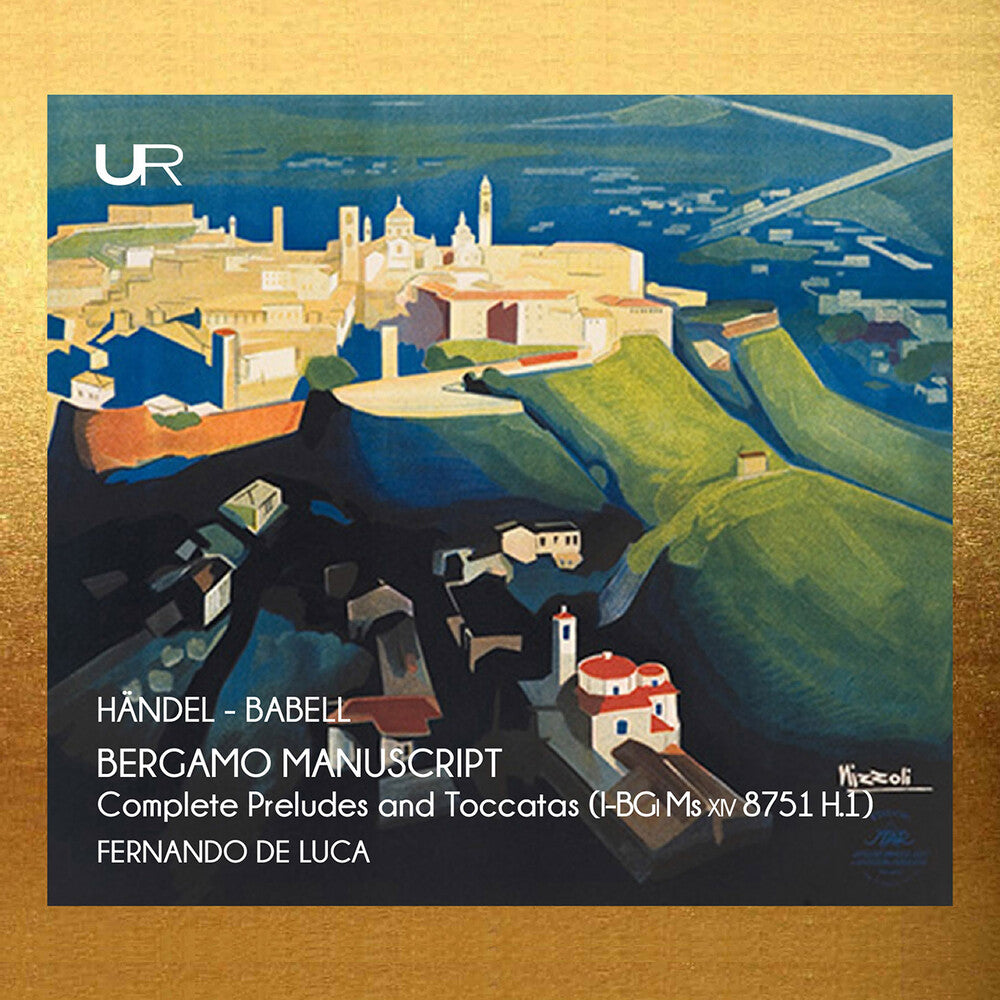 the album cover for Fernando Luca  De - Handel: Bergamo Manuscript