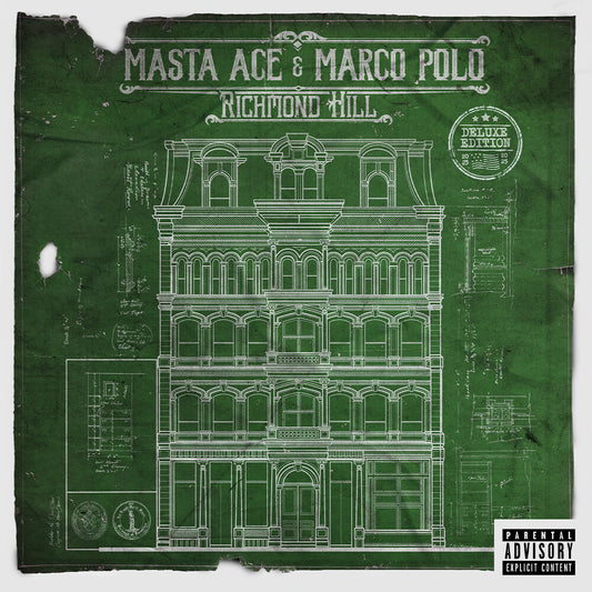 the album cover for Masta Ace &amp; Marco Polo - Richmond Hill (Deluxe Edition) [2LP in Gatefold Jacket]