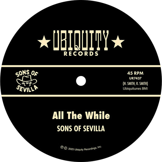 the album cover for Sons of Sevilla - All The While 